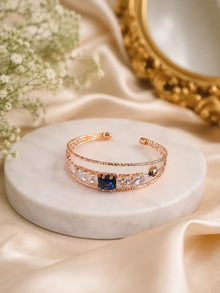 1 Pc Modern Design Gold Plated Crystal Kara Bracelet 3 to 10 year girls