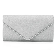 Black Glitter Envelope Clutch Bag for Women Evening Use
