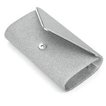 Black Glitter Envelope Clutch Bag for Women Evening Use