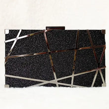 Black Geometric Crossbody Bag for Pakistani Women