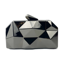 Silver Metallic Crossbody Bag for Women with Adjustable Strap