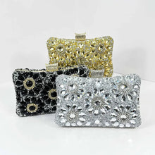 Vintage Gem Bag Black Double Sided Wedding Party Bag