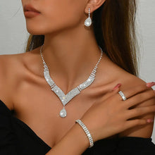 Premium Bridal Jewelry Set with Teardrop Stones for Pakistani Brides