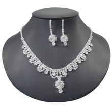 Branded Bridal Jewelry Set with Necklace Earrings Bracelet