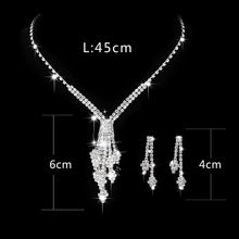 Premium Diamond Bridal Necklace & Earrings Set