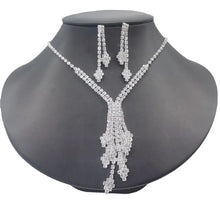 Premium Diamond Bridal Necklace & Earrings Set