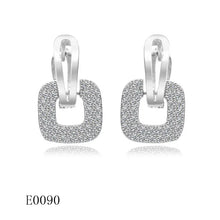 Gold Toned Joker Earrings with Zircon Stones