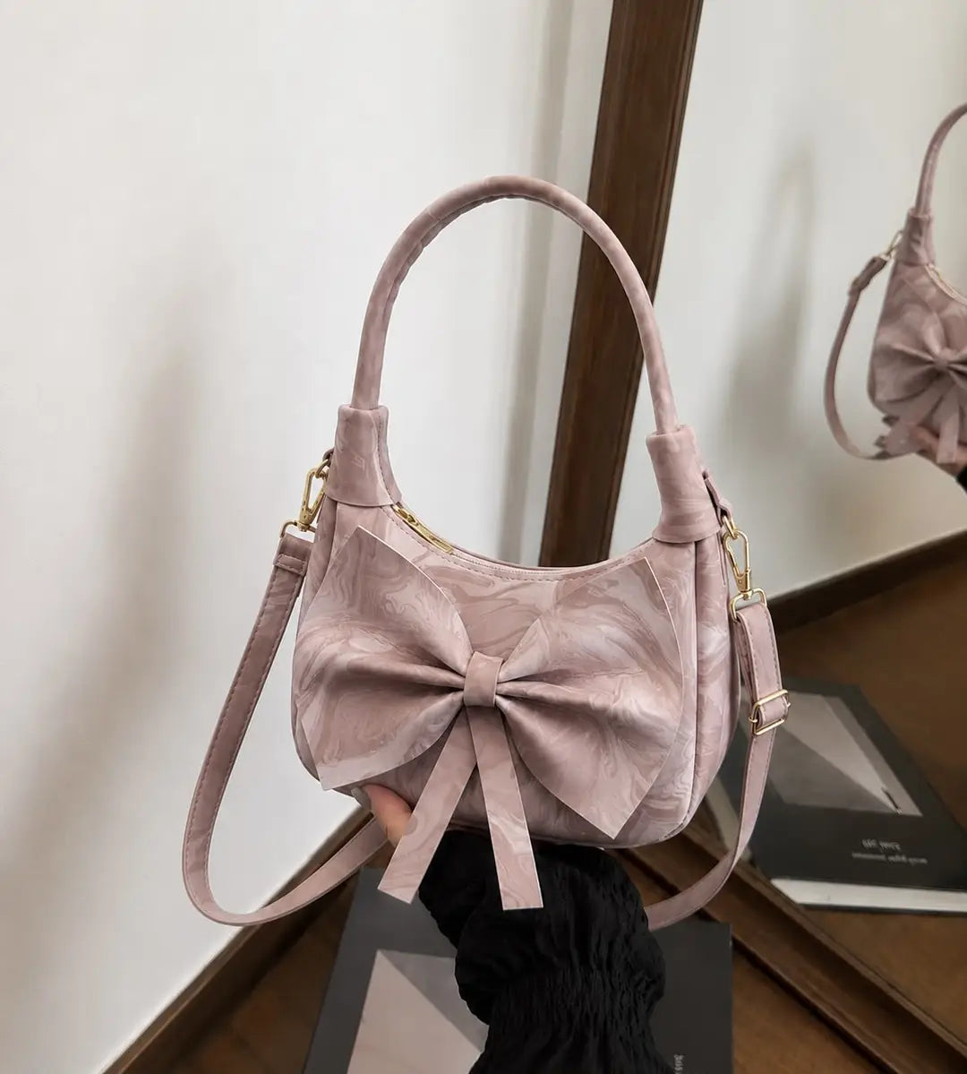 Women's Leather Plain Shoulder Bag