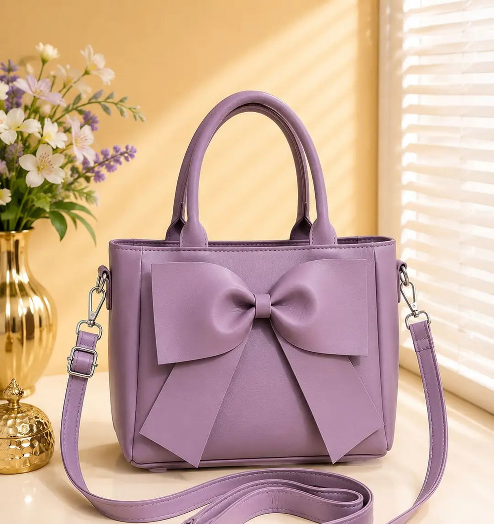 Women's Leather Plain Shoulder Bag