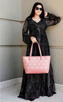 Girl's Canvas Printed Hand Bag