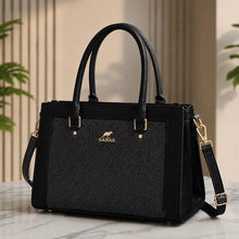Premium Women's Structured Handbag|Rexine Top HandleShoulder Bag| Pink
